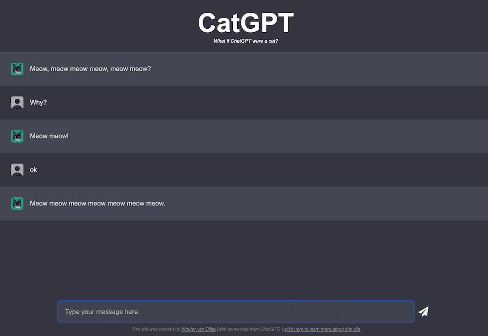 CatGPT 😸
