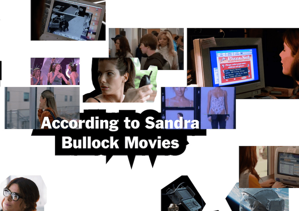 The Rise of Tech according to Sandra Bullock Movies