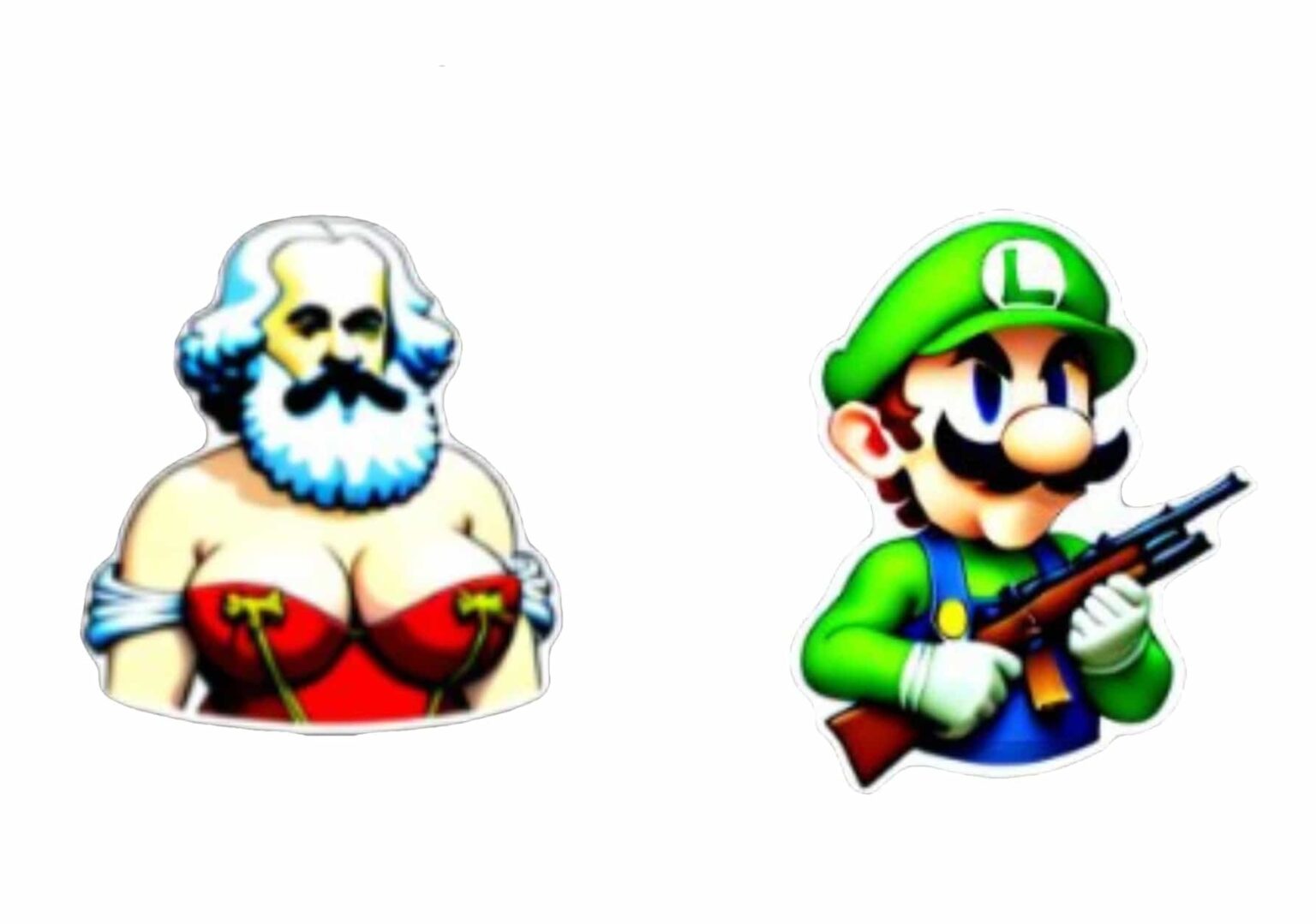 New Meta AI stickers include Marx with Boobs