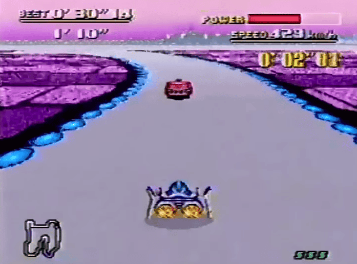 Two Lost F-ZERO Games have been recreated using an old VHS
