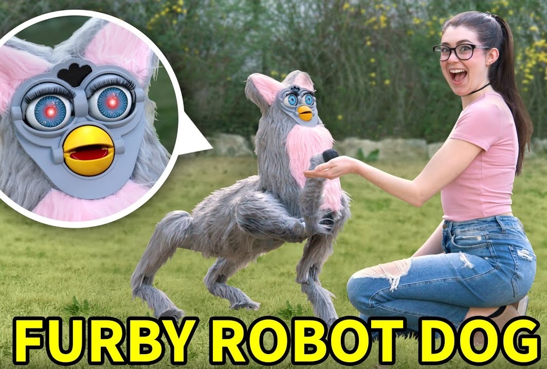 Yes, it's a nightmarish Robot Furby-Centaur
