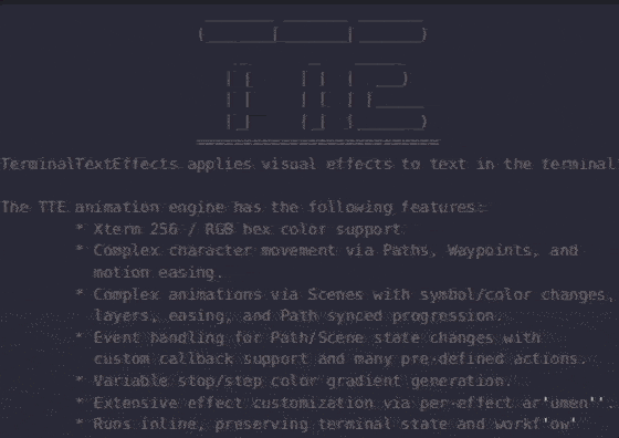 Terminal Text Effects